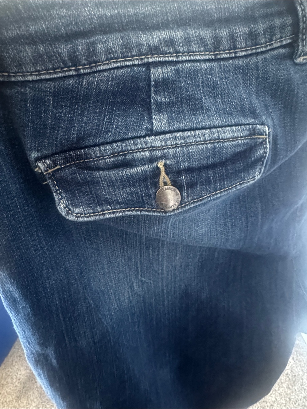 Liz Claiborne Dark Indigo Classic Fit Denim Shorts - Picture 4 of 4